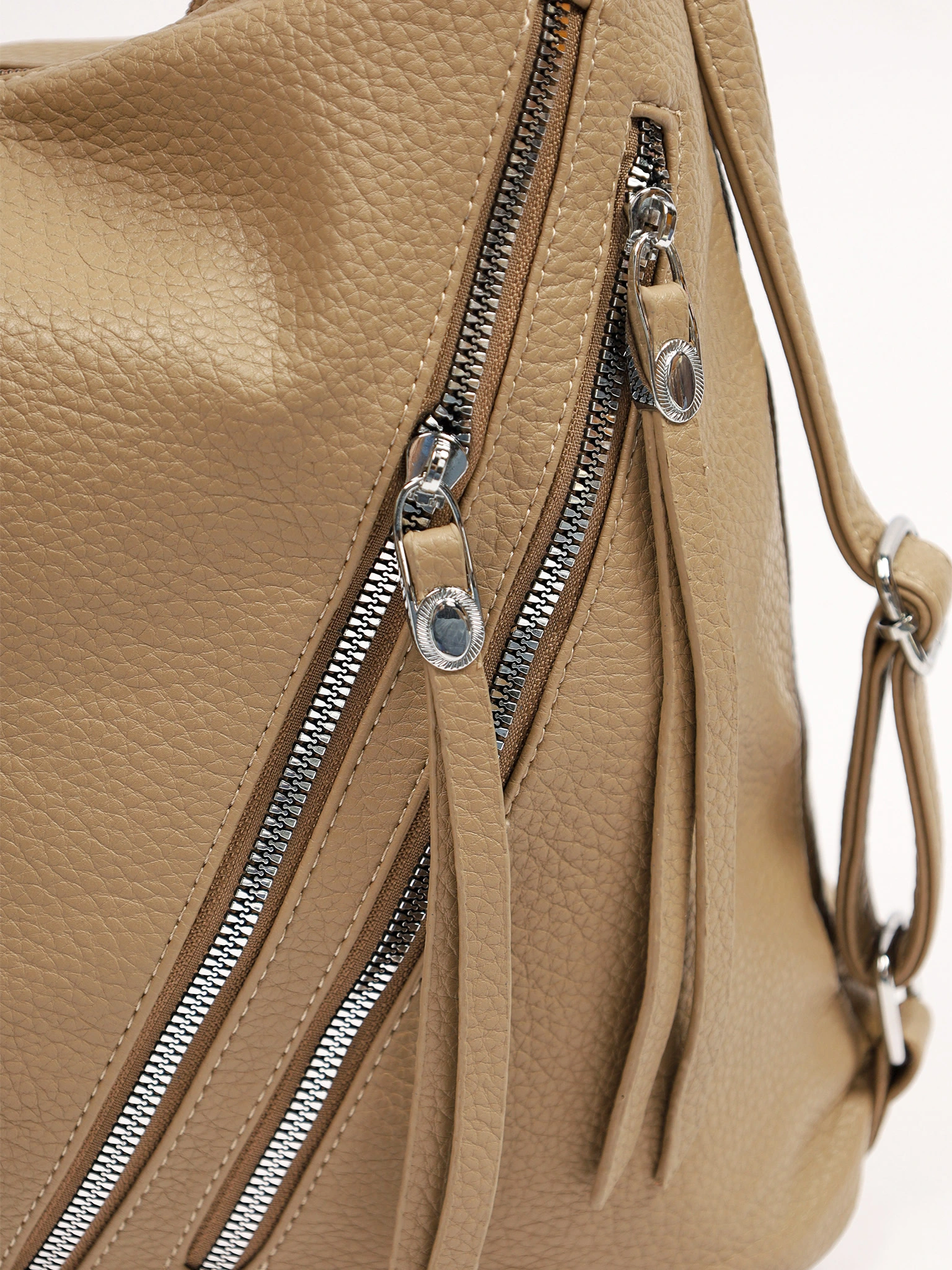 Сумка-шоппер с декоративными пуллерами в ассортименте